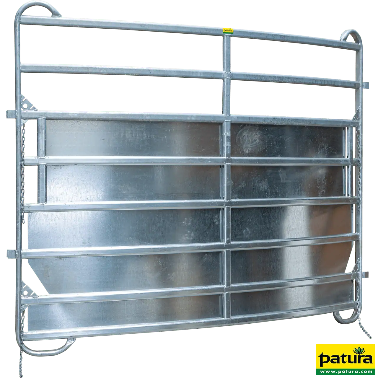Kurvenpanel-8 Plus, 2,44m, Radius 3,00m vz, mit Blechverkleidung