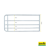 Profi-Weidezauntor Höhe 0,90 m, breite verstellbar