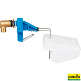 Niederdruckventil (blau) mit Schwimmer, Anschluß 1/2" oder 3/4" (inkl. Adapter)