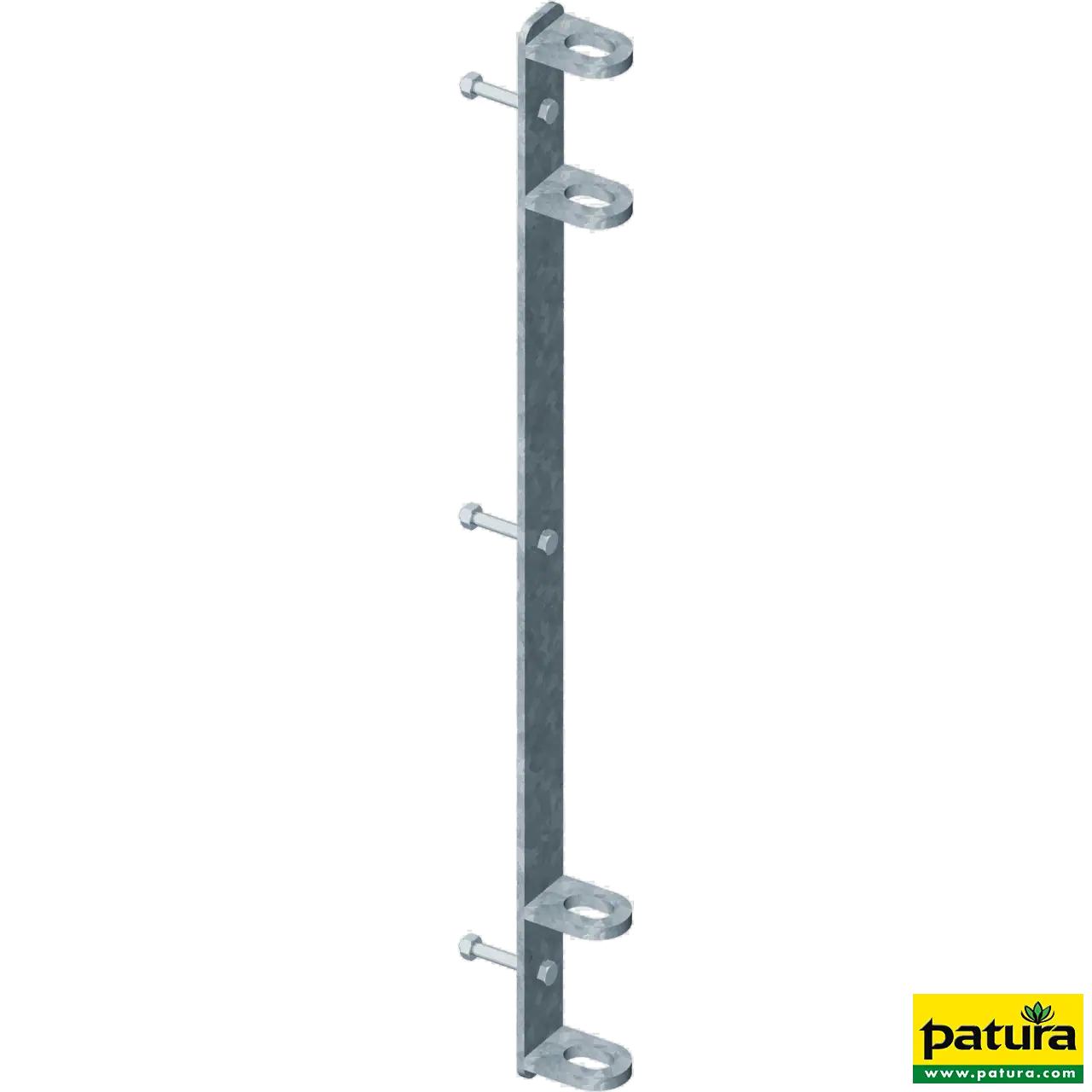 Anschraubleiste, Raster 57 cm, Länge 70 cm, mit angeschweißten Laschen, für Schafe und Ziegen, inkl. Befestigungsmaterial