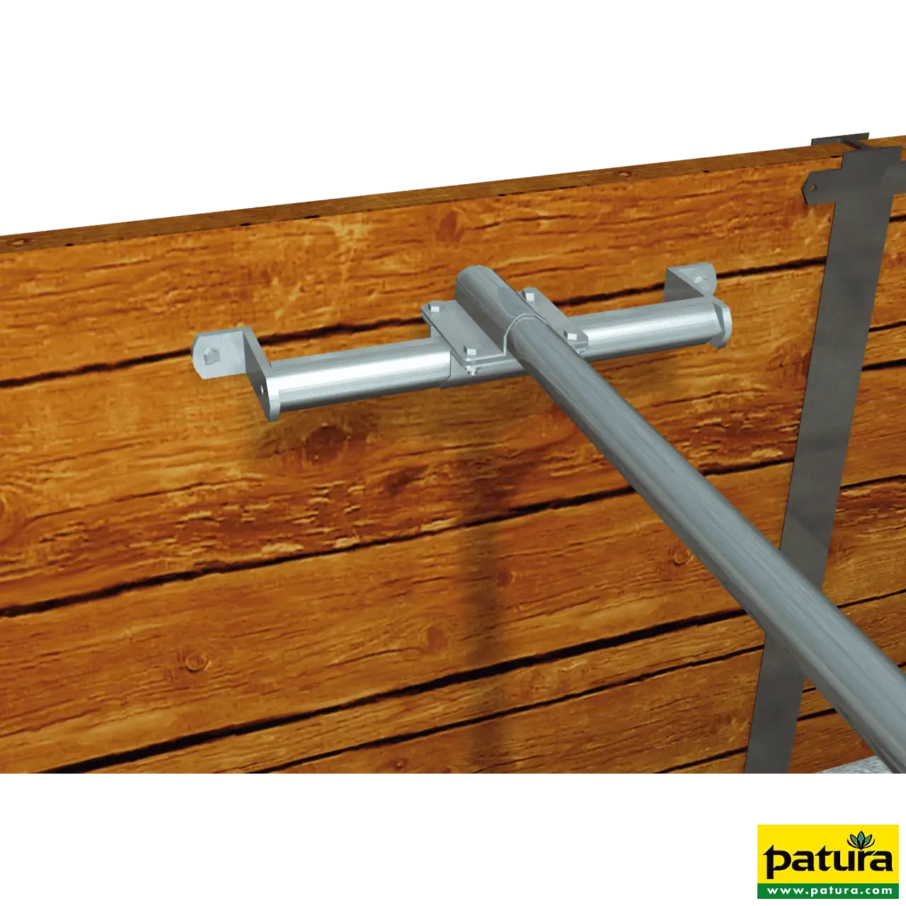 Verstellbarer Wandhalter für Nackenrohr