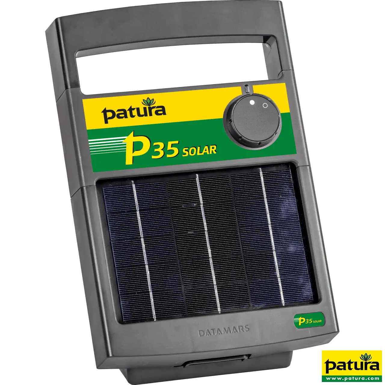 PATURA P35 Solar Weidezaungerät, 3 W Solarmodul, 6 V 4 Ah Akku, 0,21 Joule