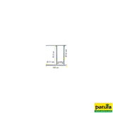 Personenschlupf für Freßgitter, Bausatz