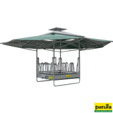 Klima-Raufe, Palisadenfressgitter, Dachfläche 36 m², für Rinder und Pferde