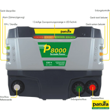 PATURA Weidezaungerät P8000 Tornado Power, 230 V, 15 Joule