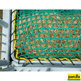 Rahmen für Futtersparnetz, Viereckraufe, Sicherheits-Palisaden, 8 Fressplätze, 1,42 x 1,42 m