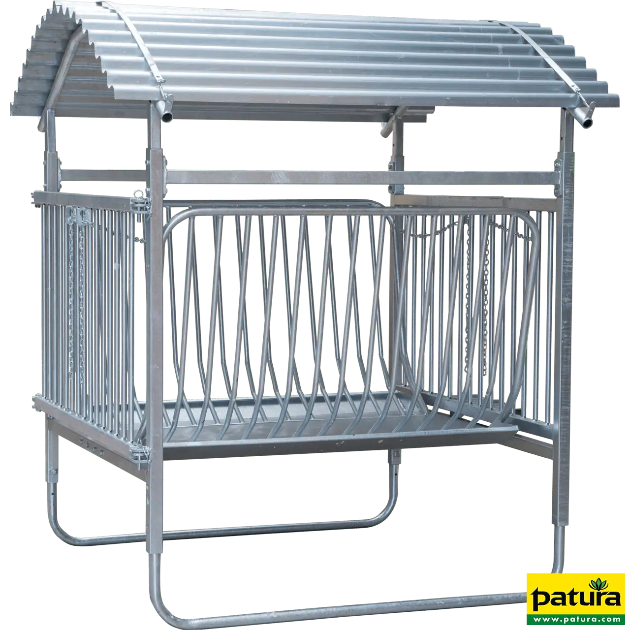 Viereckraufe für gehörnte Schafe und Ziegen