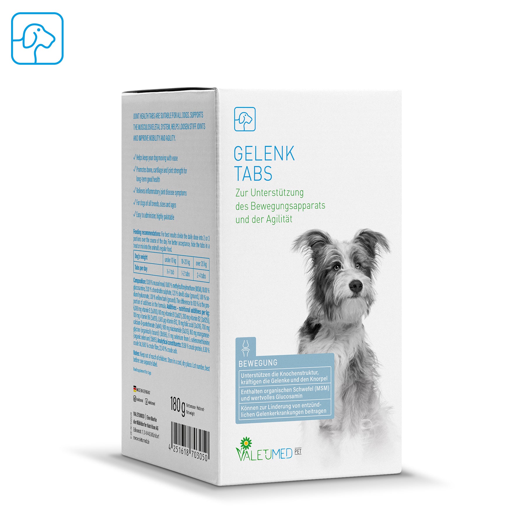 Valetumed - Gelenk Tabs 180 g
