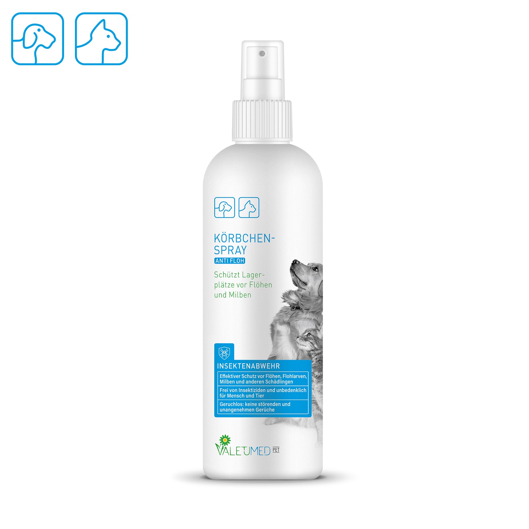 Valetumed - Körbchenspray Anti-Floh 200 ml
