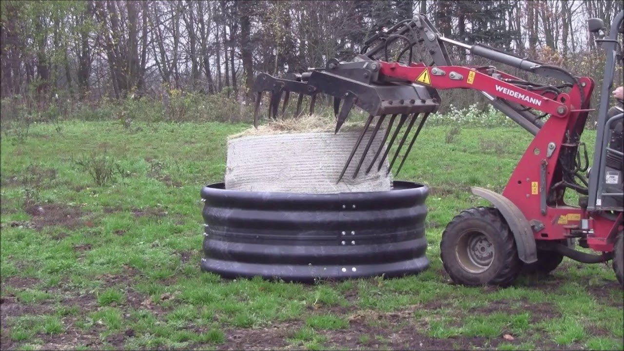 OK Plast Heuraufe, Ringform, Ø 180 cm, für Rinder und Pferde