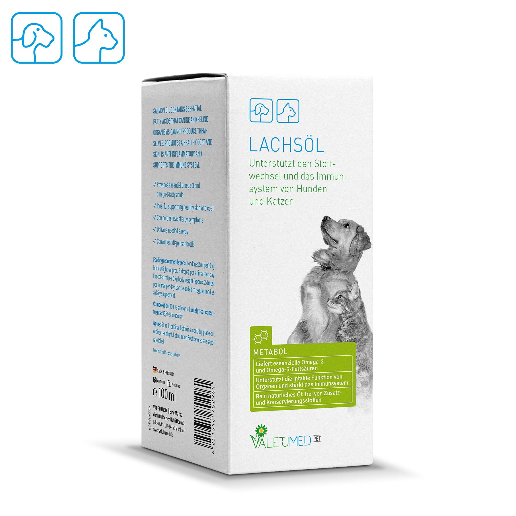 Valetumed - Lachsöl 100 ml