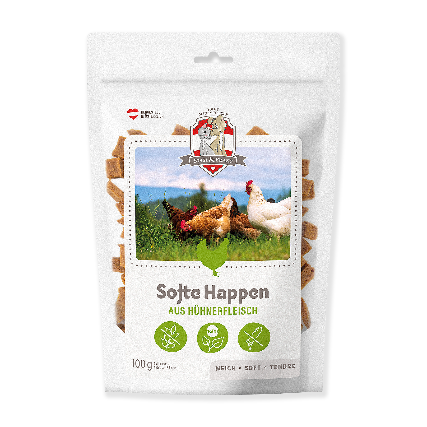 Sissi & Franz - Softe Happen aus Huhn 100 g