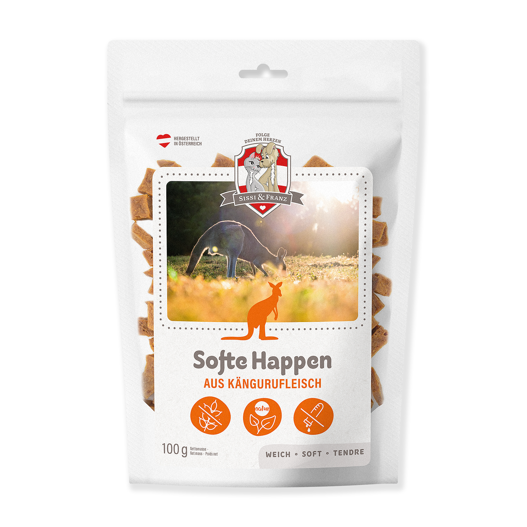 Sissi & Franz - Softe Happen aus Känguru 100 g