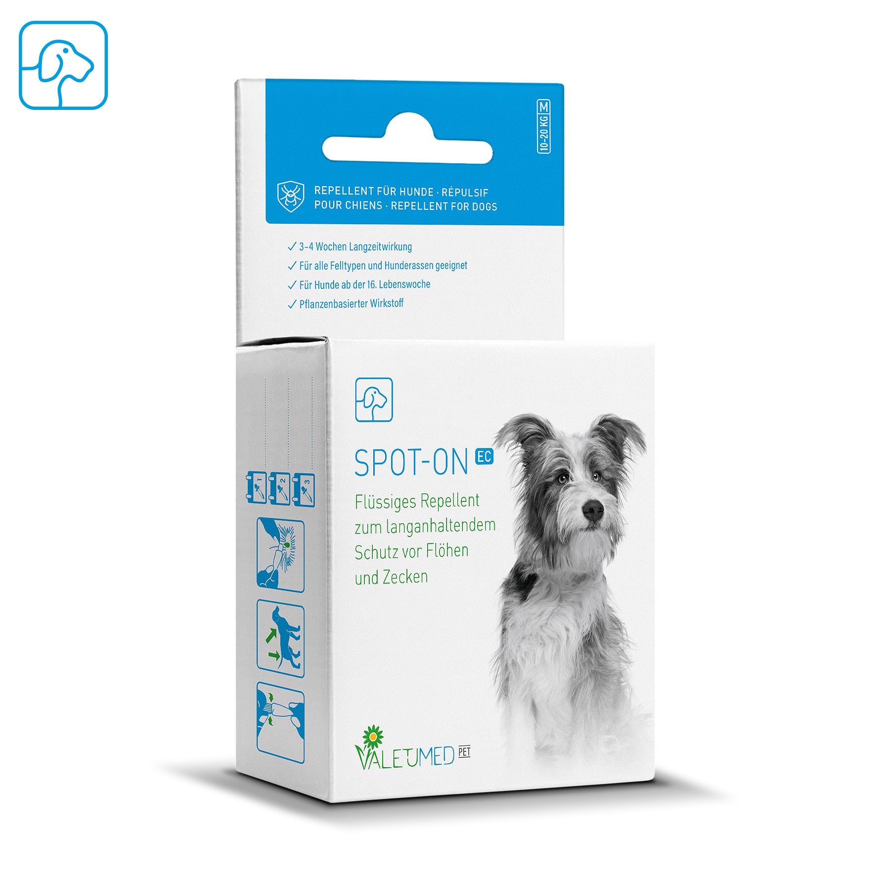 Valetumed - Spot-on EC M für Hunde 10-20 kg