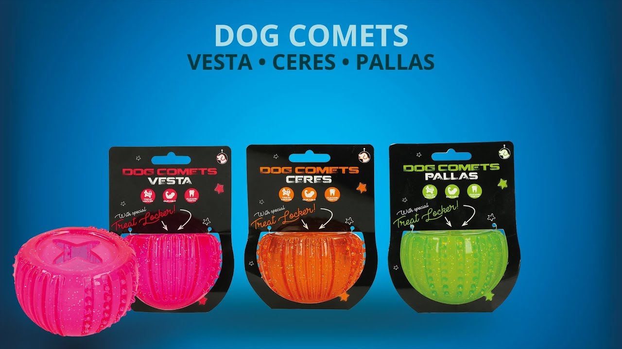 Dog Comets Hundespielzeug, TPR-Gummi, Ø 7 cm, grün