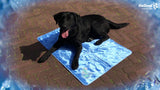 CoolPets Kühlmatten-Bezug, Anti-Rutsch, Fleece, XL, 120 x 75 cm