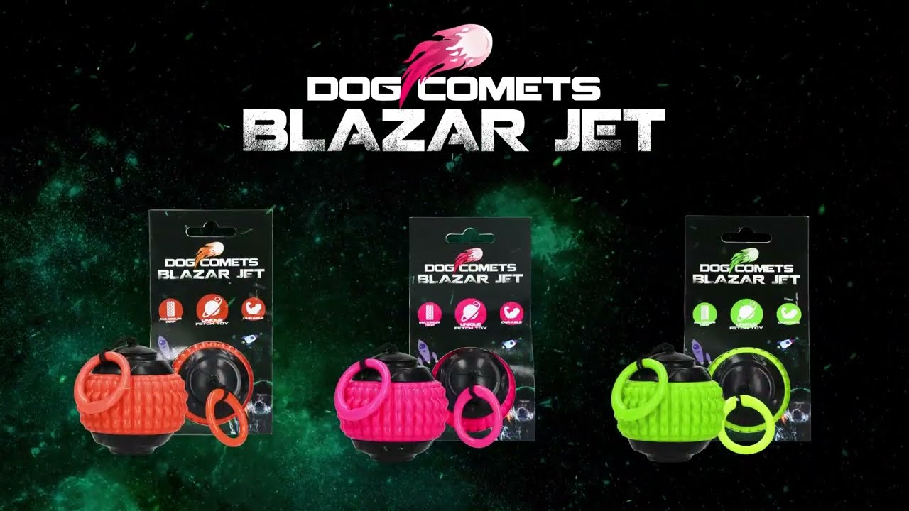 Dog Comets Hundespielball Blazar Jet, grün